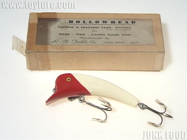 Vintage R-K Tackle Company Hollowhead Lure w Box